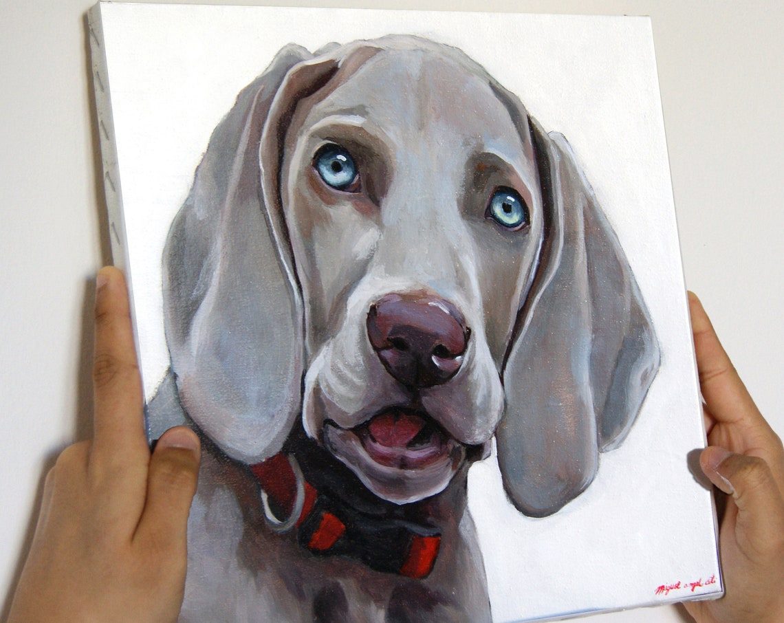 Pet Portrait Painting Personalized Pet Portrait Dog Loss Gift Pet Gift Personalized Dog Portrait Gifts For Dog Lovers Dog Art Custom Art