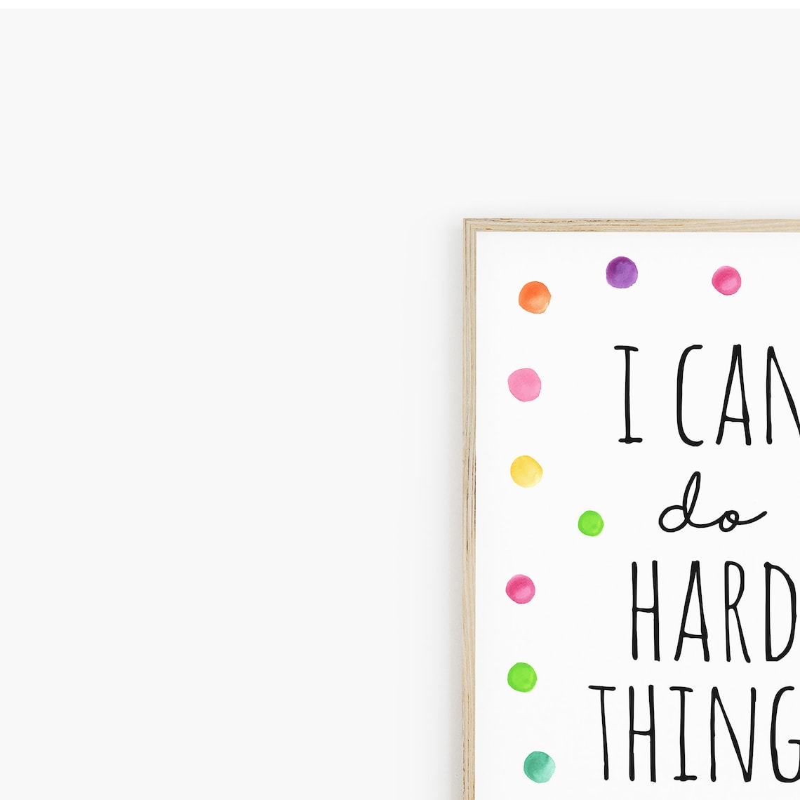I Can Do Hard Things Growth Mindset Poster - Image 3