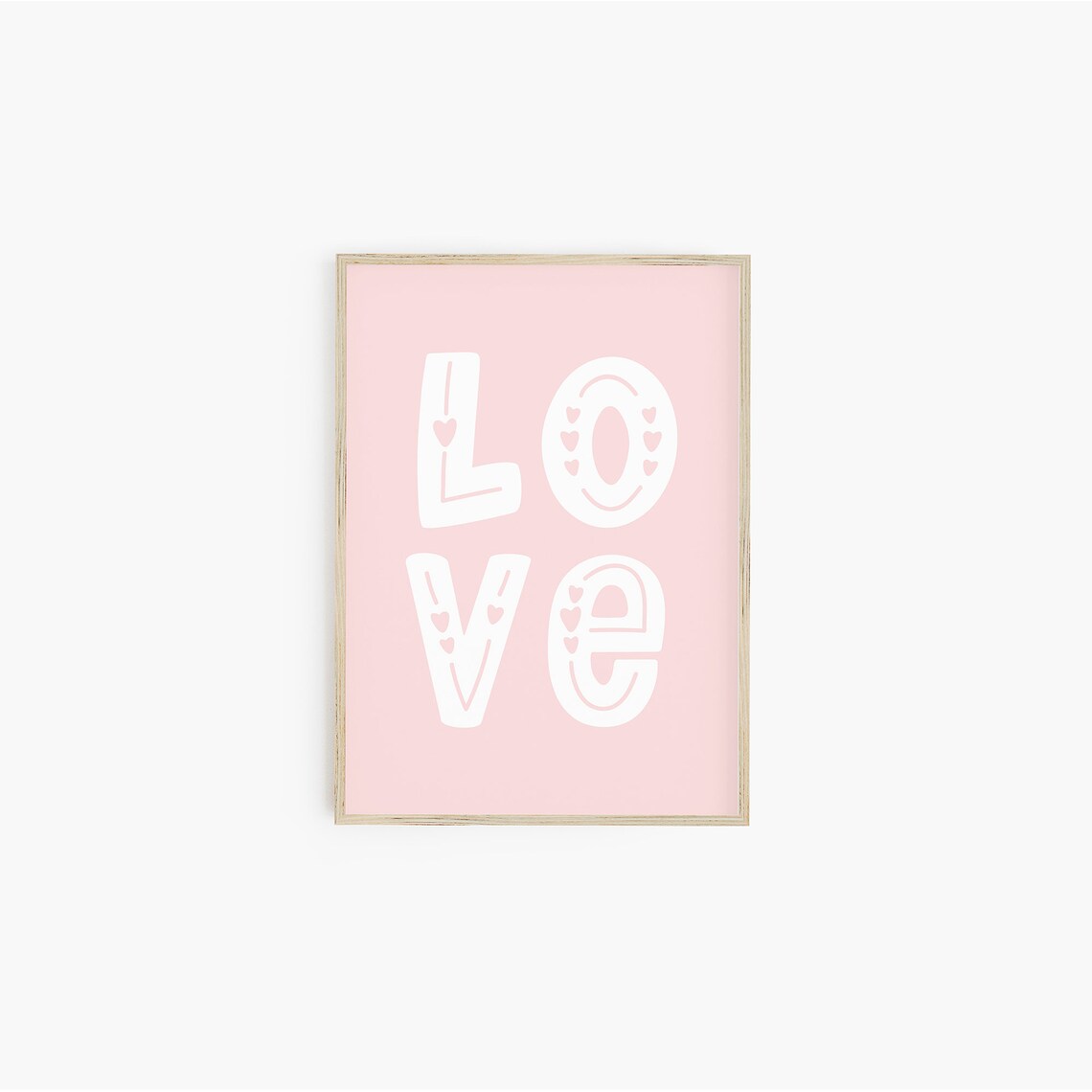 Love Valentine's Day Pink Valentine Party Art Print - Image 2