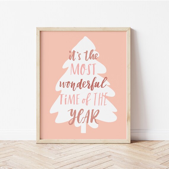 Boho Christmas Tree Print, Earthy Modern Decor