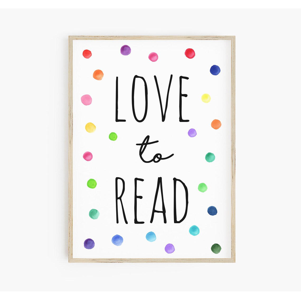 Love To Read Instant Read Playroom Poster