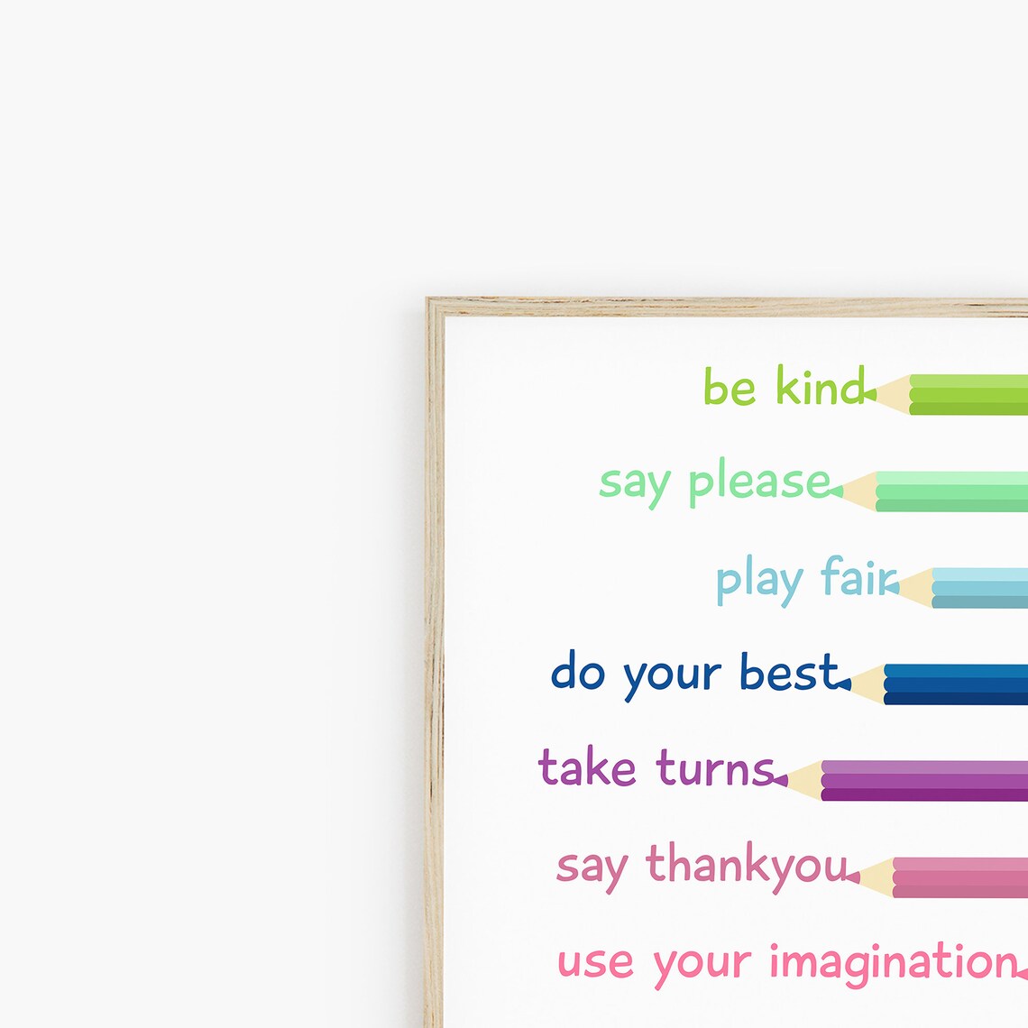 Playroom Rules Poster, Educational Poster - Image 3