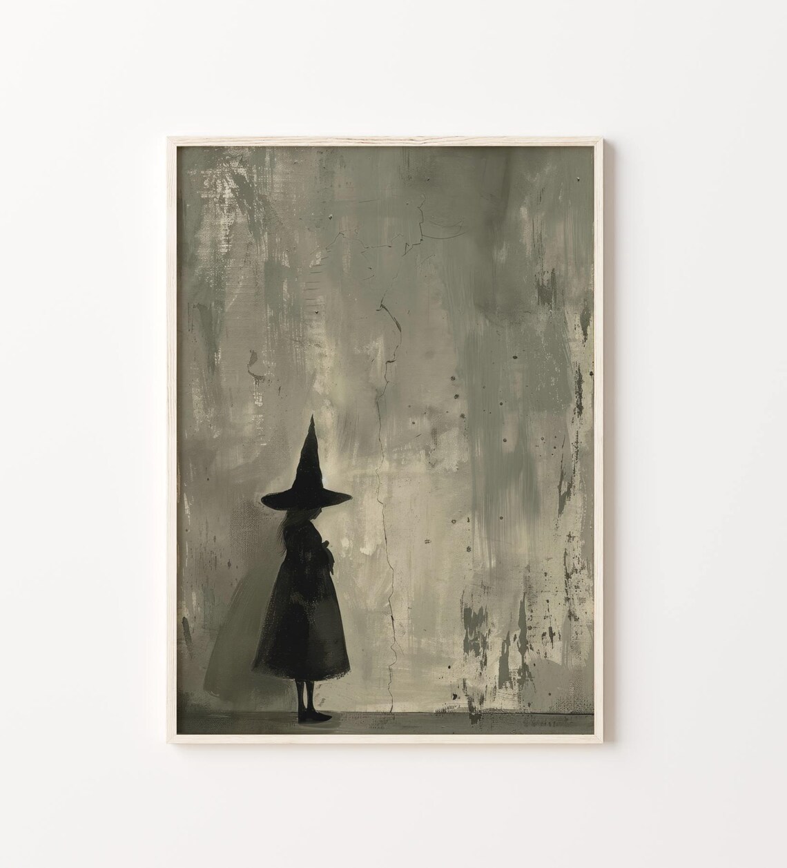 Cute Witchy Halloween Art Print, Dark Academia - Image 5