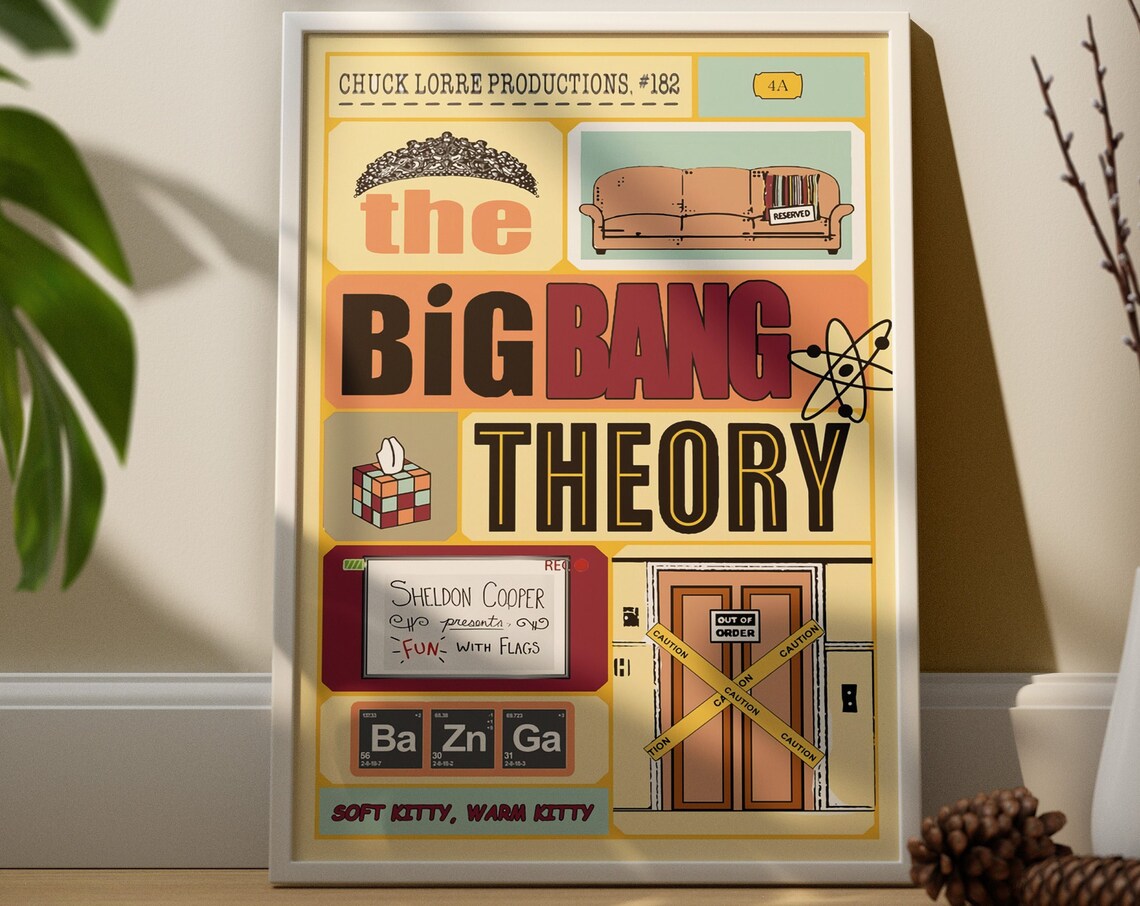 The Big Bang Theory Sitcom TV Series Poster - Image 4