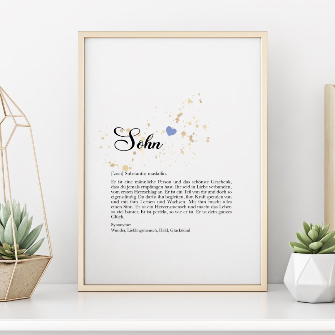 Son Gift Definition, Birthday Christmas Manufactory