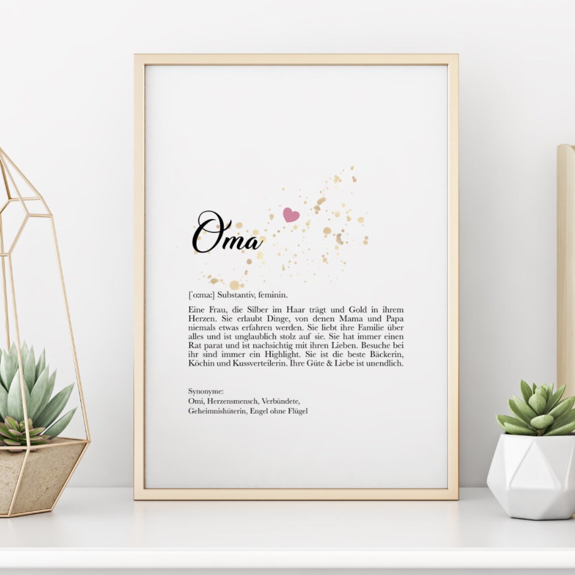 Grandma Gift Definition, Lovingly Poster