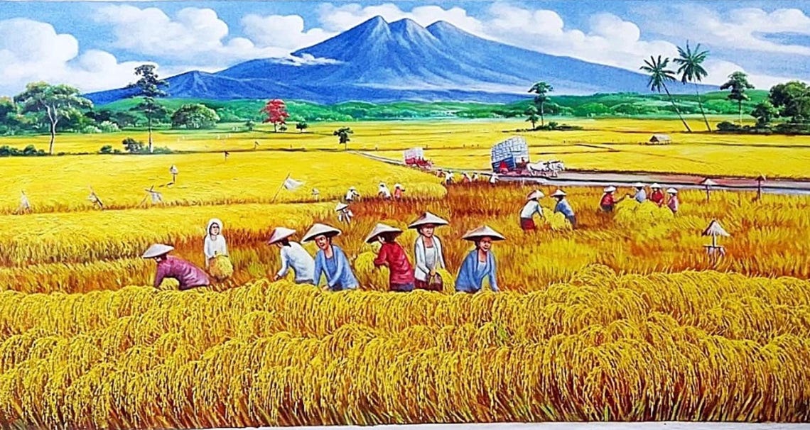 Abundant Harvest, Realistic Painting