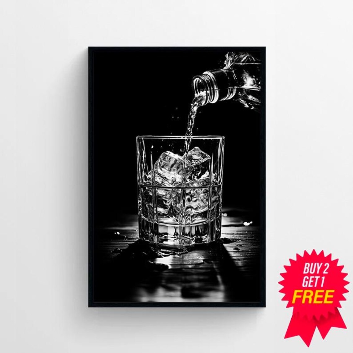 Whisky Poster, Vintage English Pub Bar Decor - Image 4