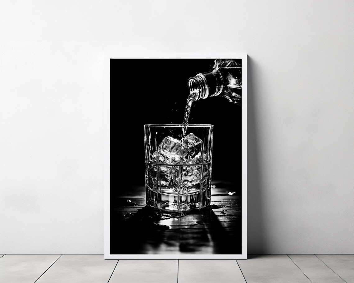 Whisky Poster, Vintage English Pub Bar Decor - Image 3