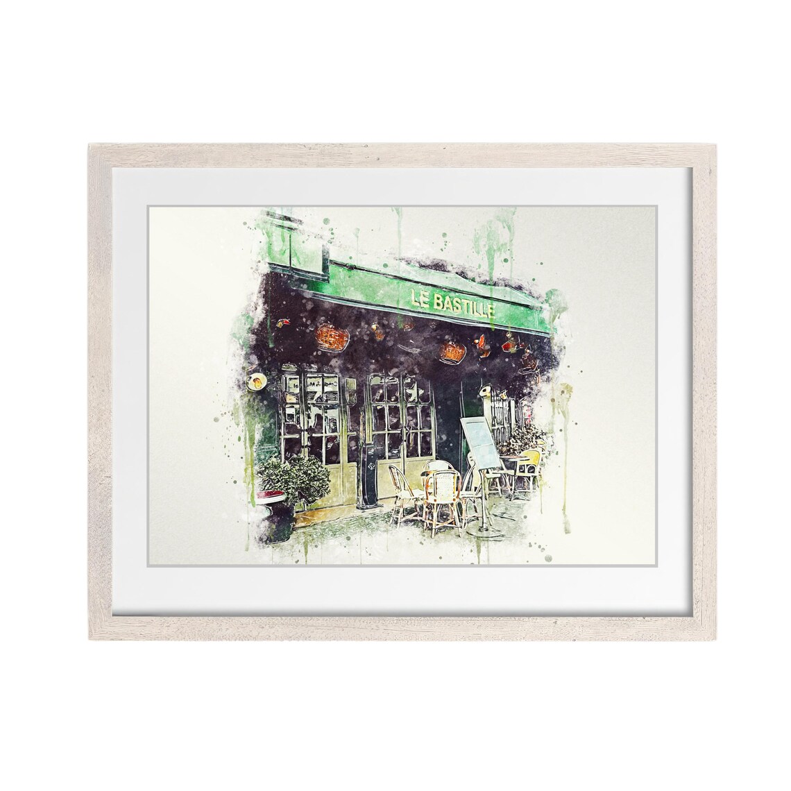 Love You Forever Custom Italian Villa Garden Watercolor Gift Poster - Image 3