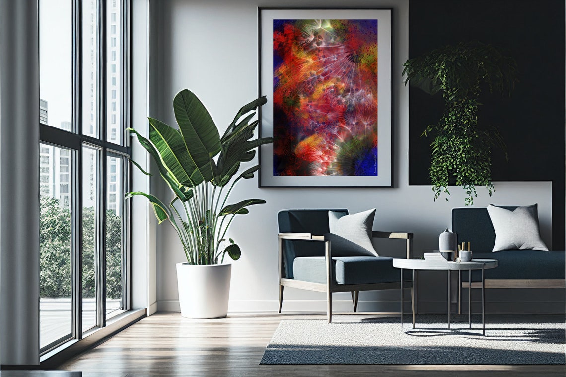Modern Colourful Abstract Wall Art Jpg Modern Poster Instant Designed For Home Designed For Office - Image 2