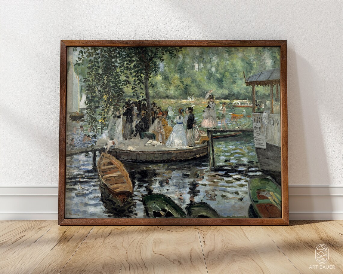 Renoir La Grenouillere Art Print, Impressionist
