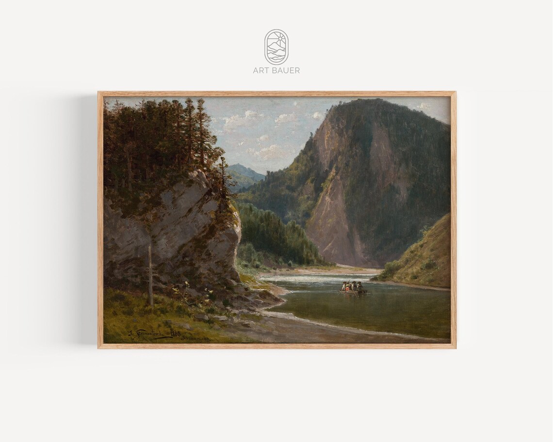 Dunajec River in the Pieniny Mountains, Art Print - Image 2