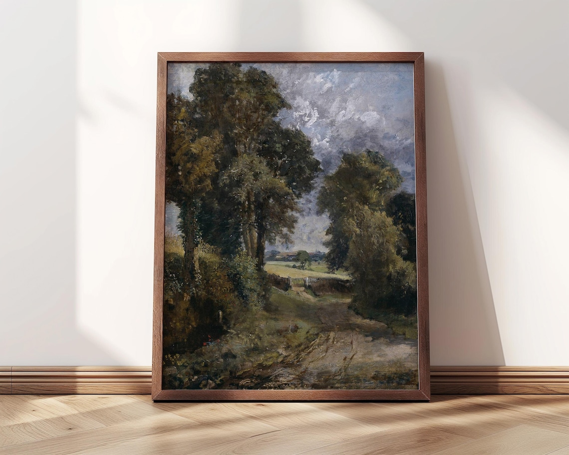 John Constable The Cornfield 1826 English Countryside Landscape Poster