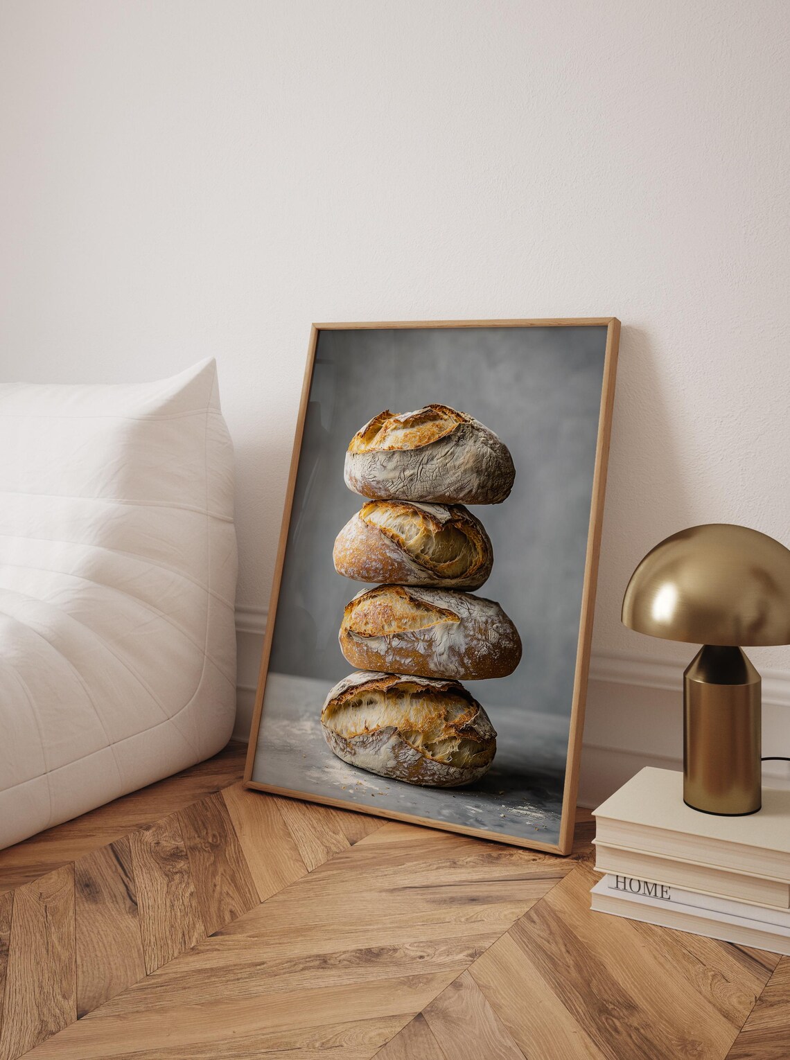 Sourdough Bread Print, Rustic Vintage Kitchen Decor - Image 4