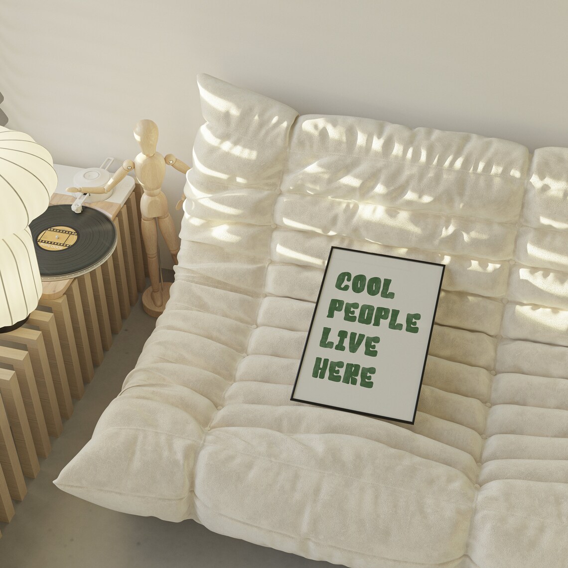 Cool People Live Here Typography, Minimalist Poster - Image 2