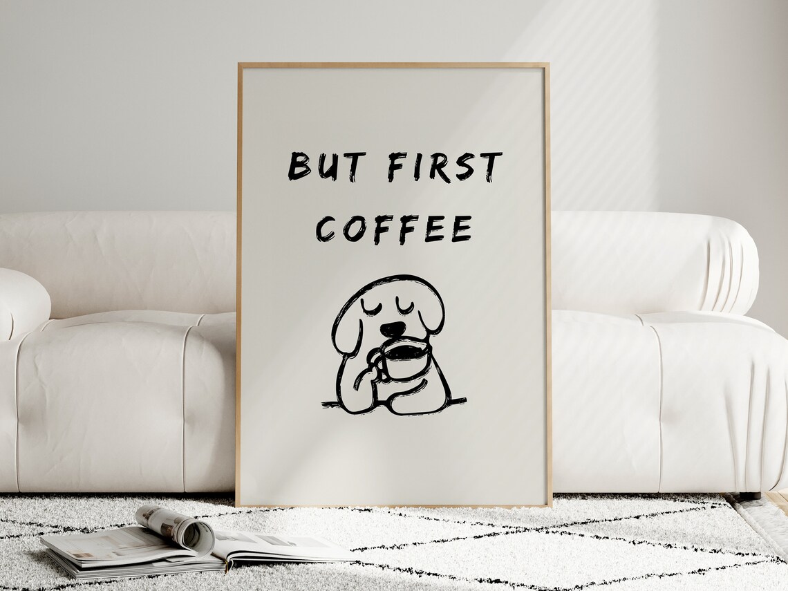 Funny Dog Modern Travel Poster - Image 3