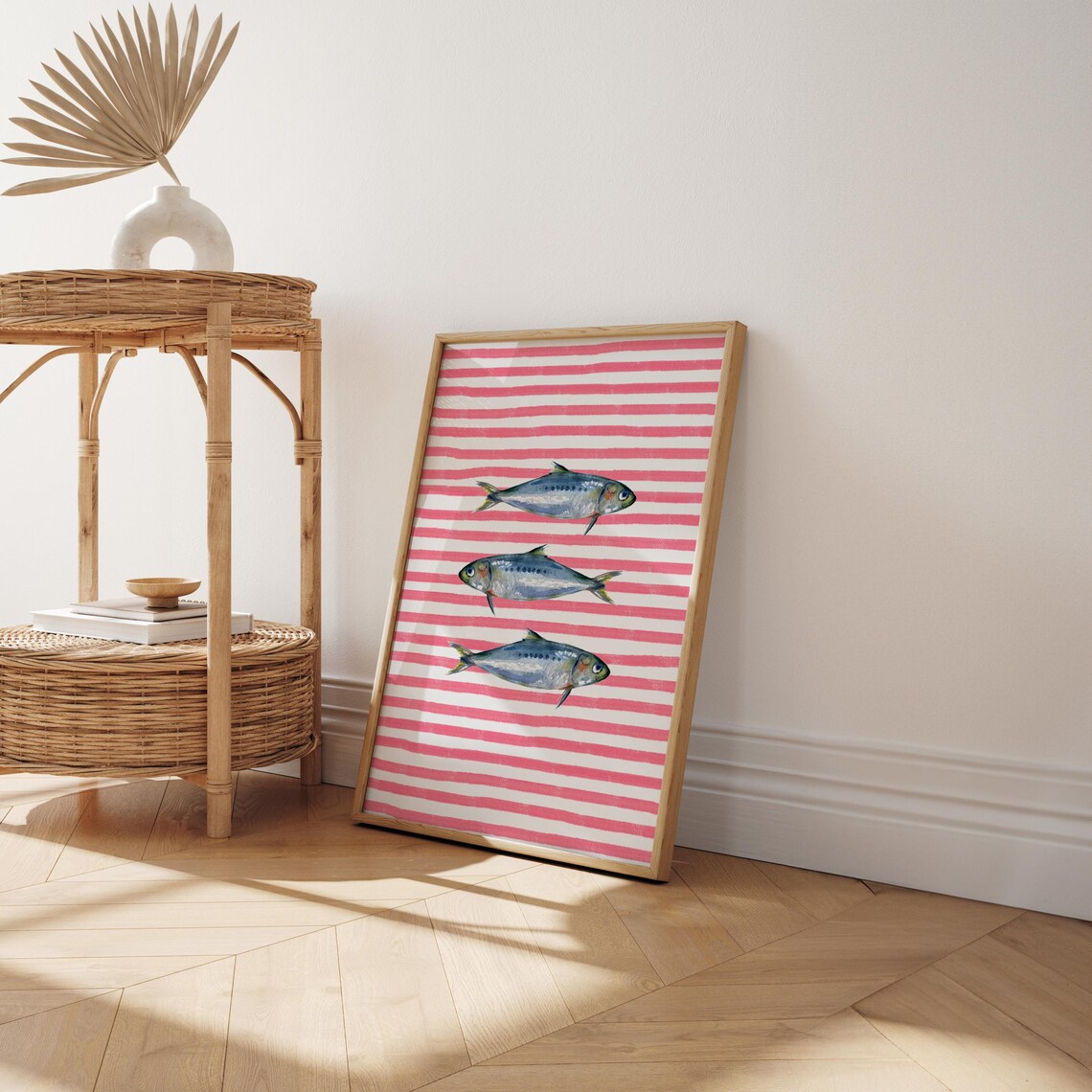 Sardine Watercolor Art Print, Retro Kitchen Decor - Image 5