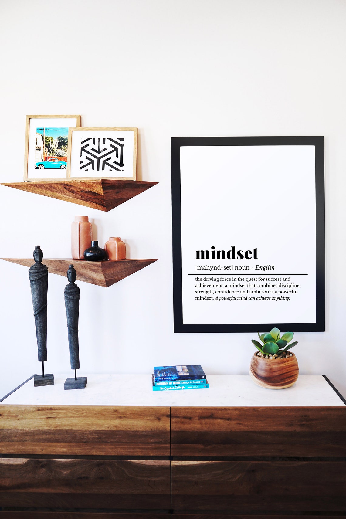Mindset Definition Success Quote Office Decor Motivational Print - Image 2