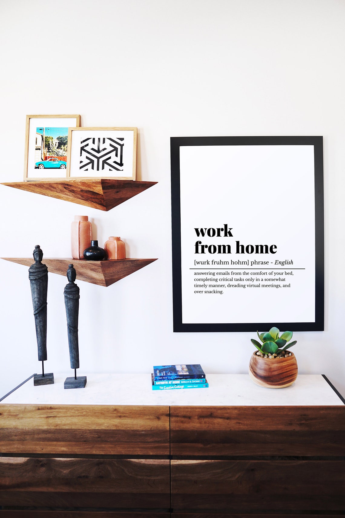 Work From Home Funny Definition Dictionary Style Remote Poster - Image 2