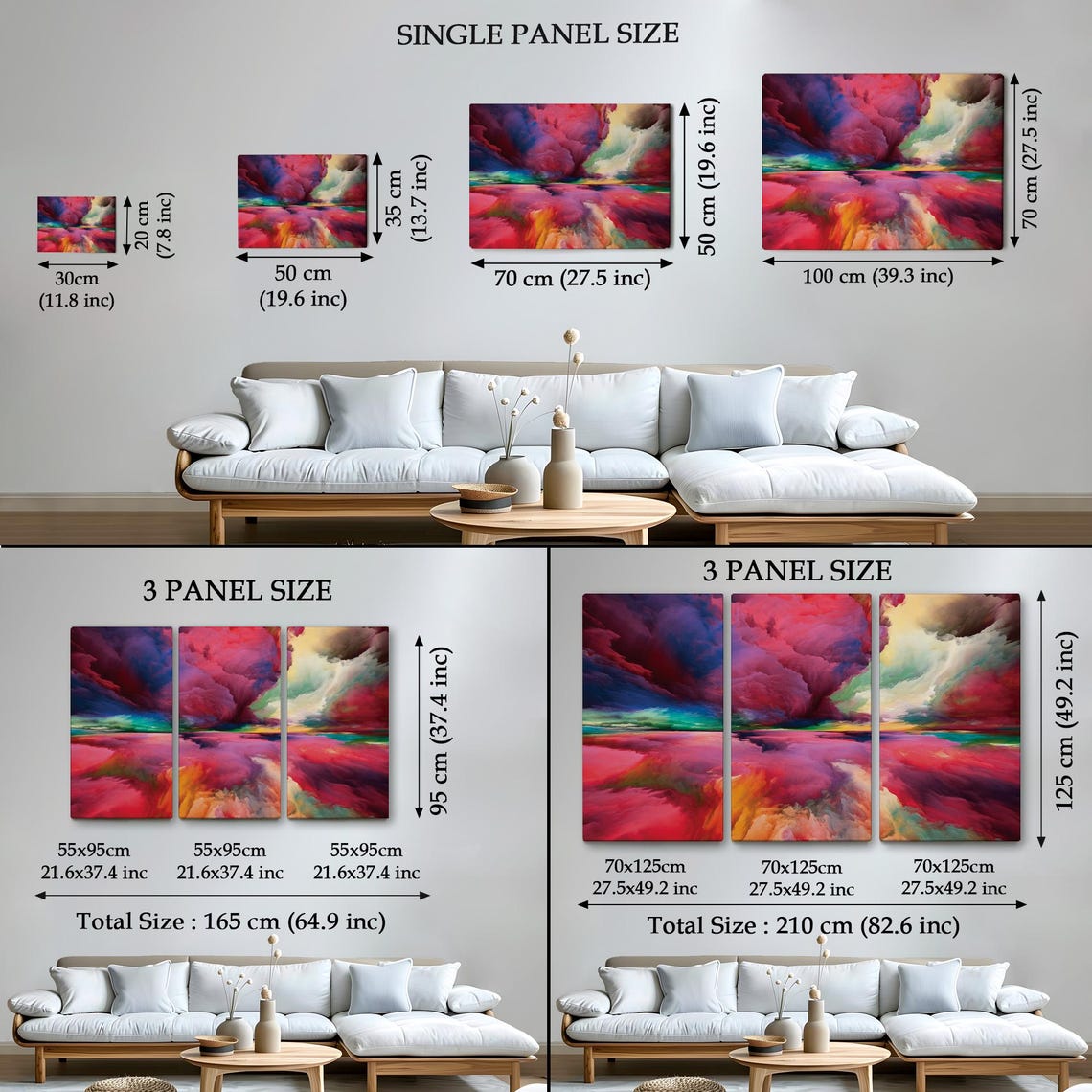 Imagination Clouds Abstract Art Print - Image 4