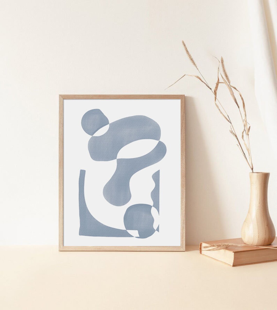 Modern Abstract Print, Mid Century Wall Art - Image 3