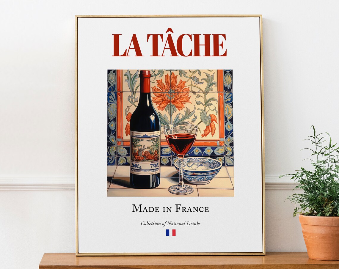 La Tche On Maiolica Tile, Vosne Romane Poster