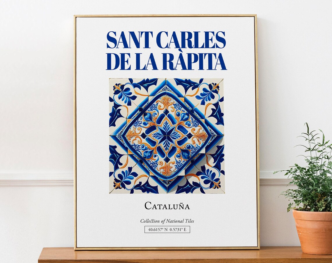 Sant Carles De La Ràpita Minimalist Travel Poster