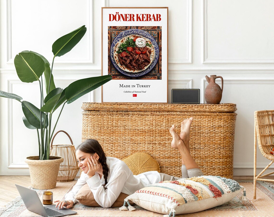 Doner Kebab Traditional Turkish Cuisine Poster - Image 2