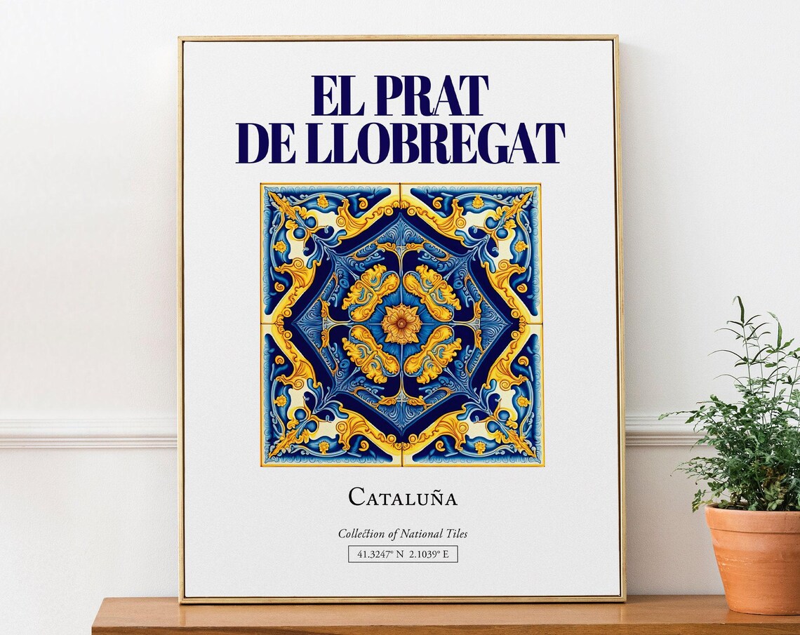 El Prat De Llobregat, Catalua Spain Travel Poster