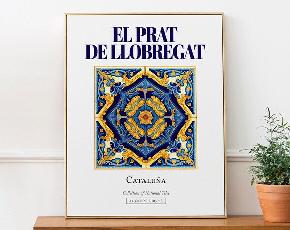 El Prat De Llobregat, Catalua Spain Travel Poster