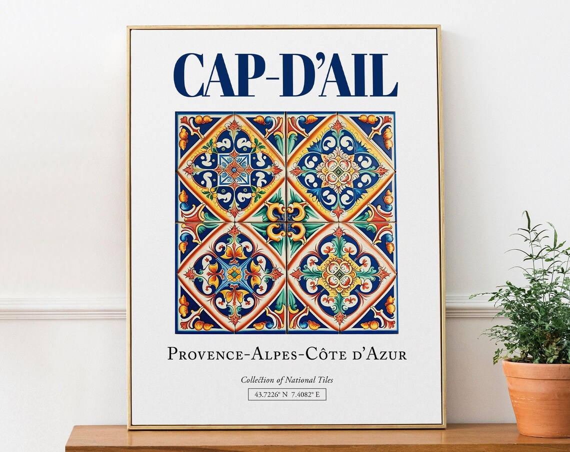 Capdail Provence-Alpes-Côte D'Azur Travel Poster