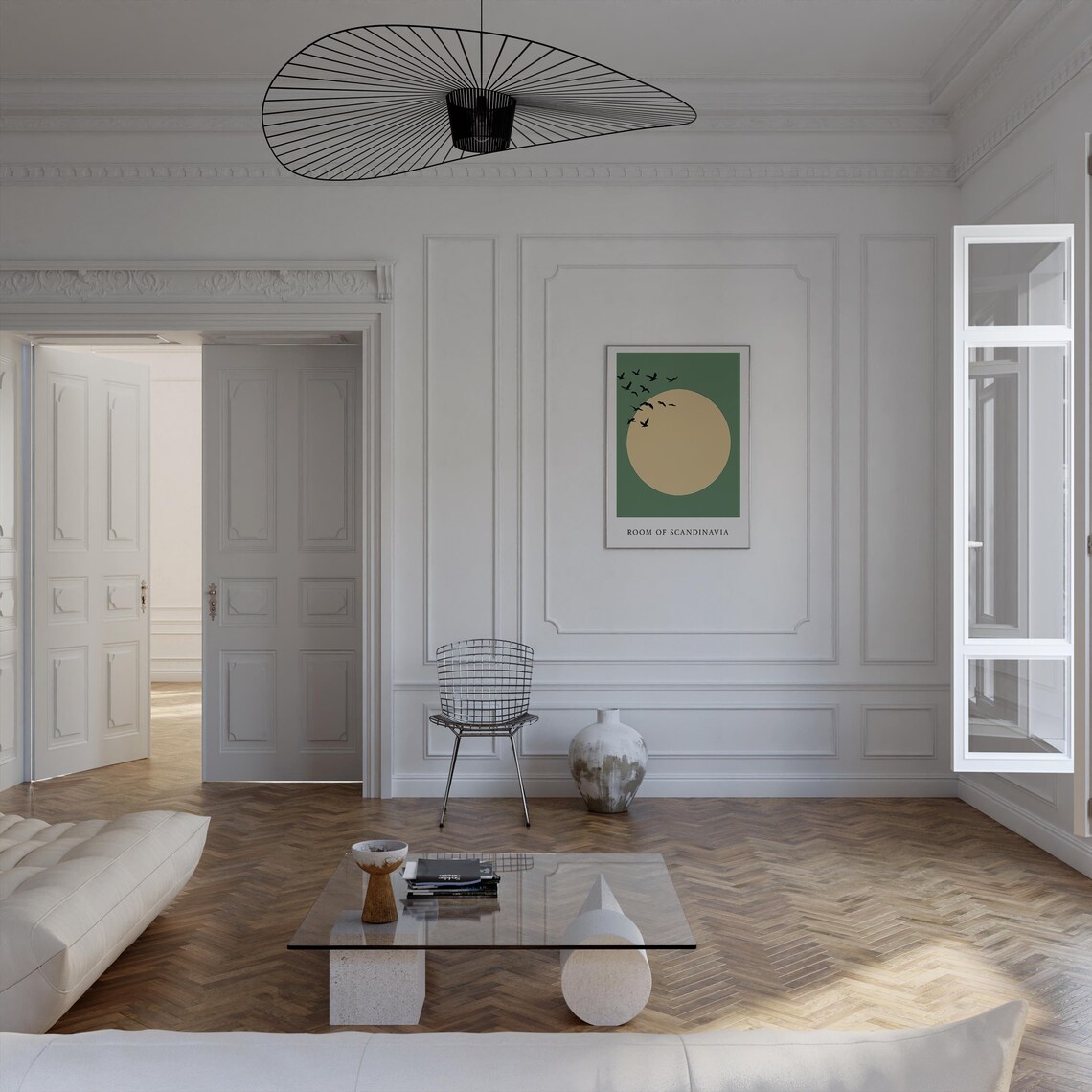 Japandi Wall Art, Scandinavian Minimalist Nordic Art - Image 5