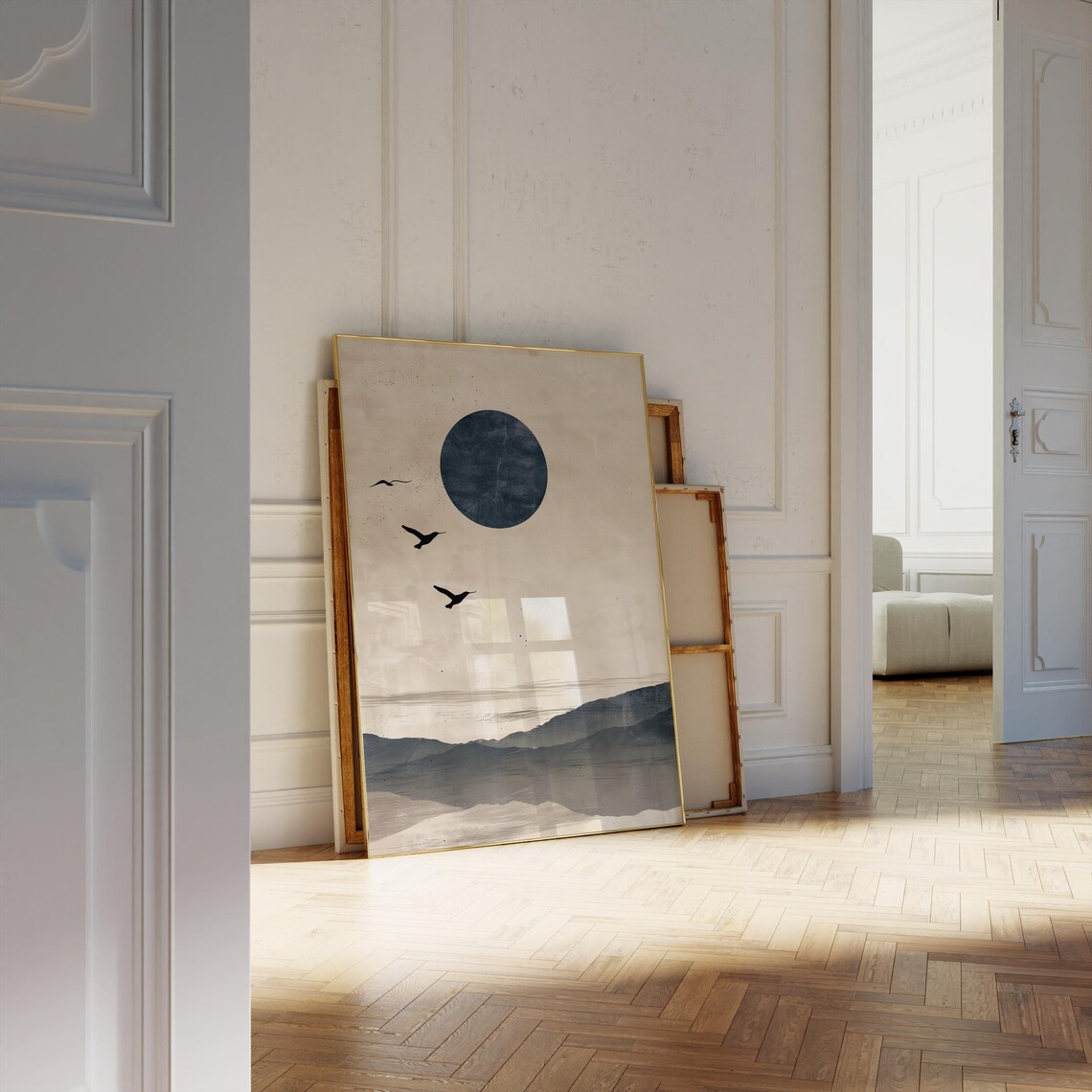Japanese Abstract Japandi Minimalist Wall Art - Image 4