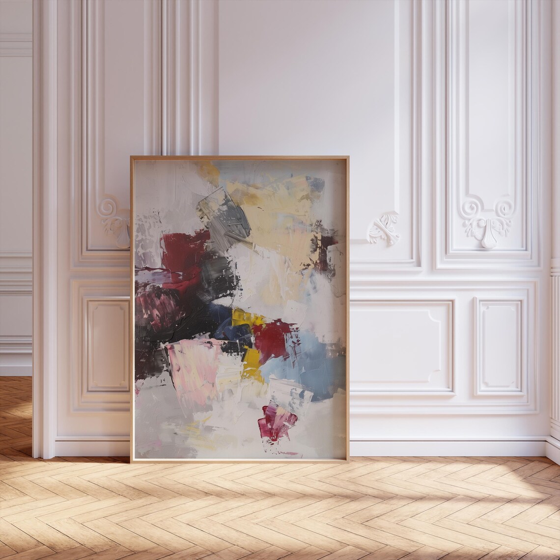 Scandinavian Neutral Abstract, Minimalistic Wall Art