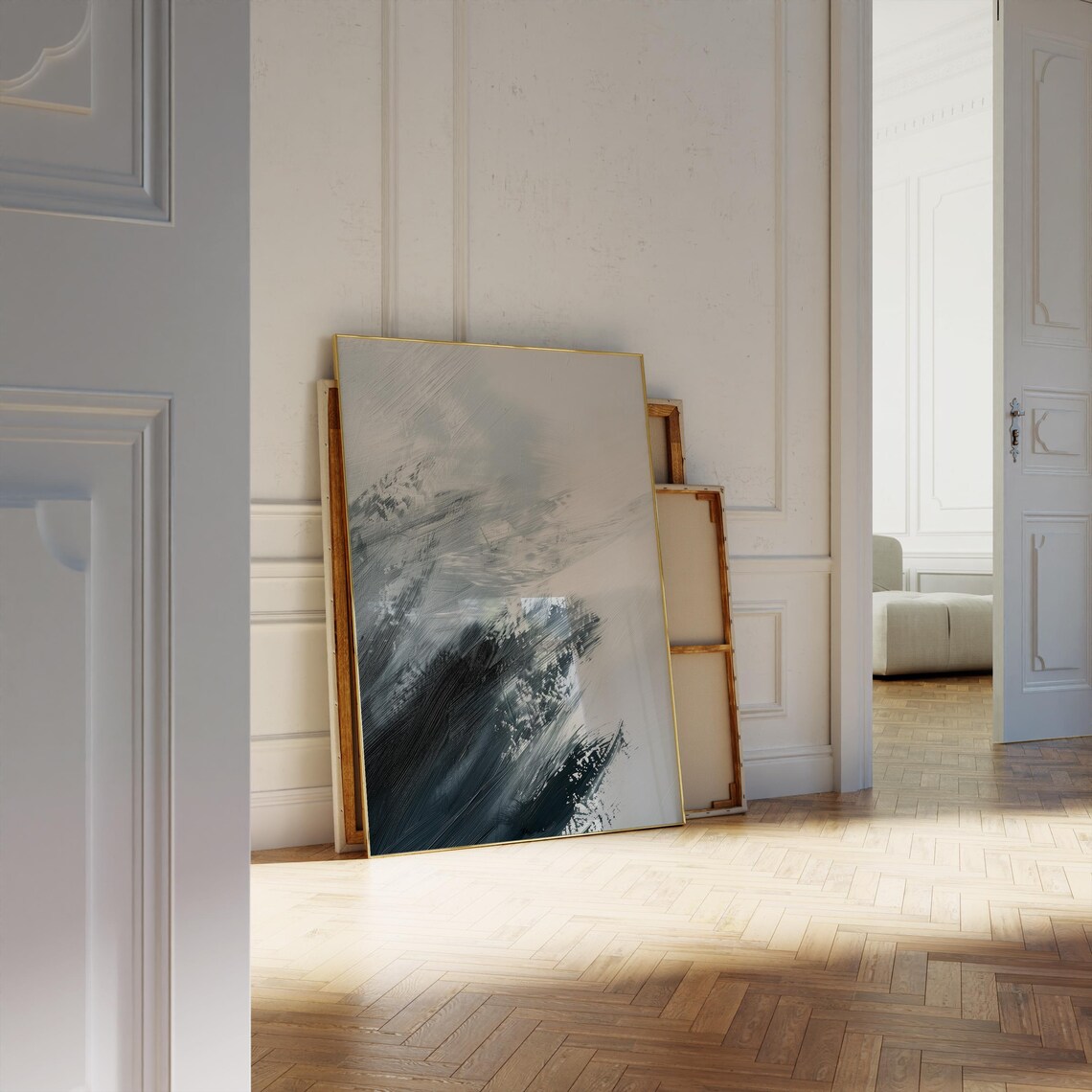 Minimalist Abstract Art, Scandinavian Wall Art - Image 4