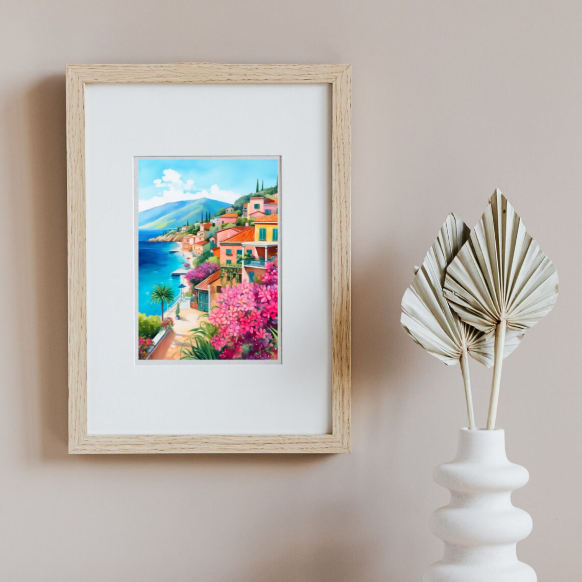 Fiskardo Kefalonia Colorful Seaside Village On The Coast Poster - Image 2