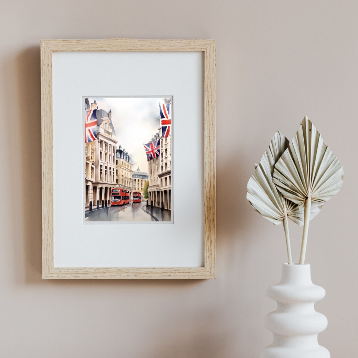 Regent Street Watercolor Travel Poster, London - Image 2