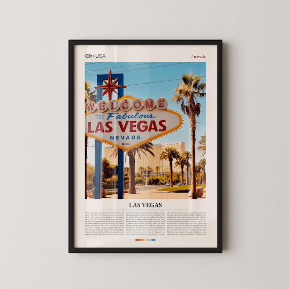 Welcome To Fabulous Las Vegas Sign Mandalay Bay Travel Photo Poster