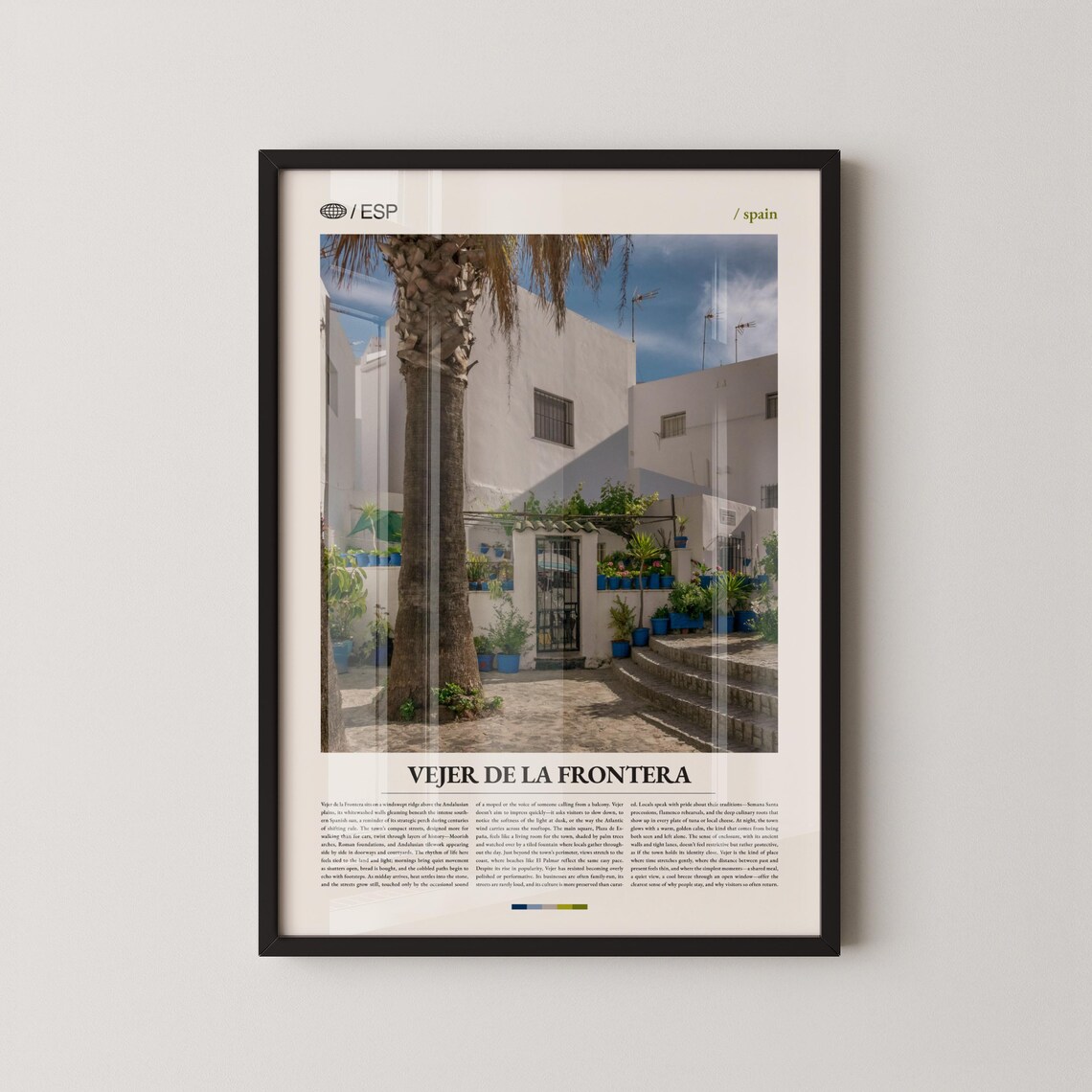 Vejer de la Frontera White Village Alley Andalusia Spain Poster