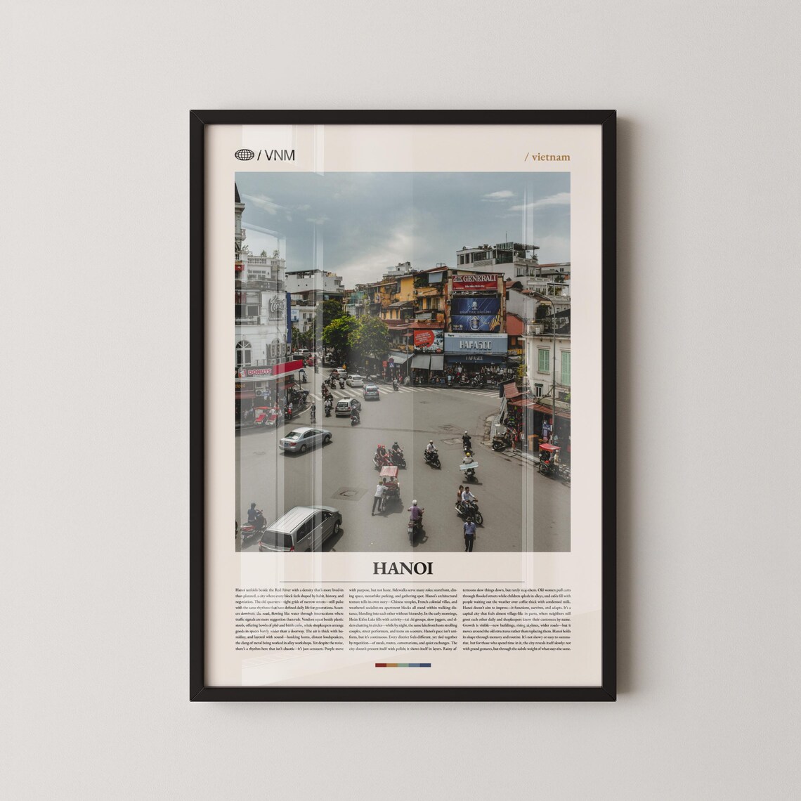 Hanoi Vietnam Wall Art Historic Cityscape And Hoan Kiem Lake Sunset Print Poster Scenic Southeast Asia Photography Urban Decor