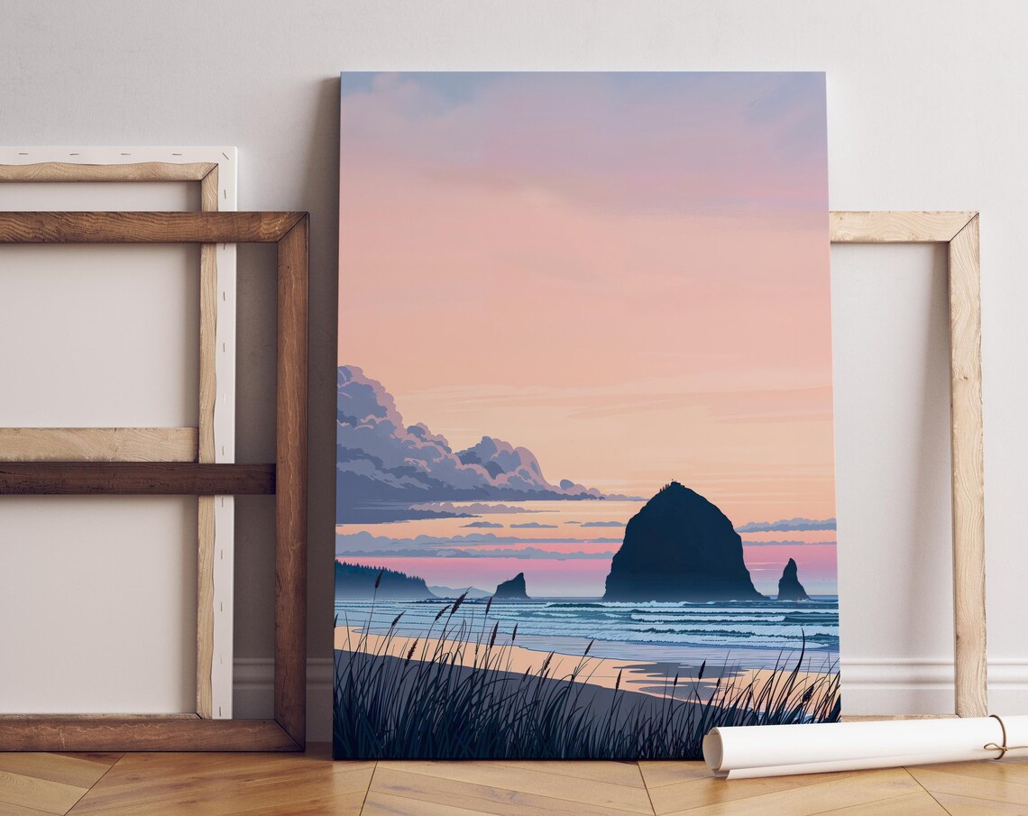 Lofi Anime Art, Pastel Aesthetic Room Poster - Image 2