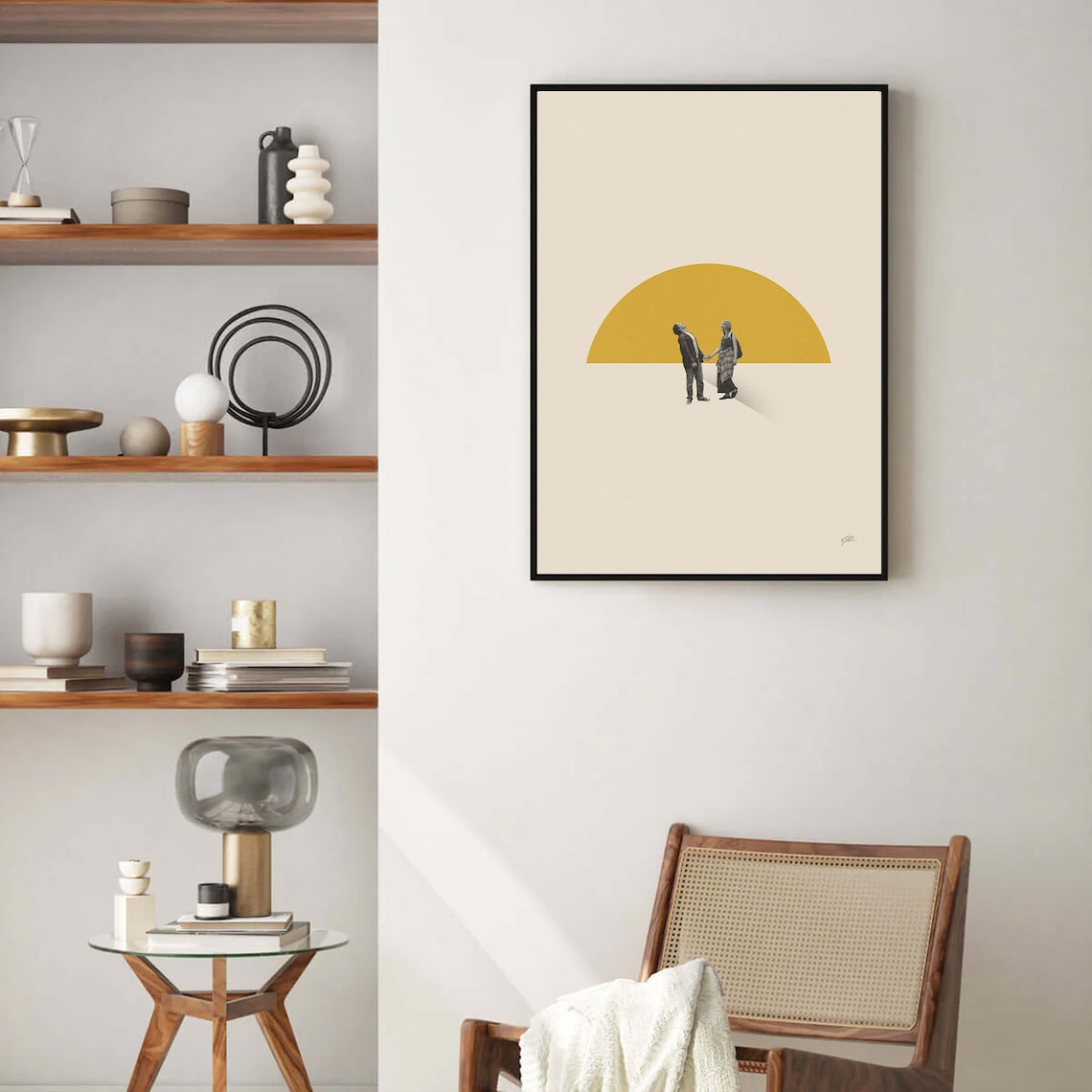 Before Sunrise Mid-Century Modern Art Print - Image 3