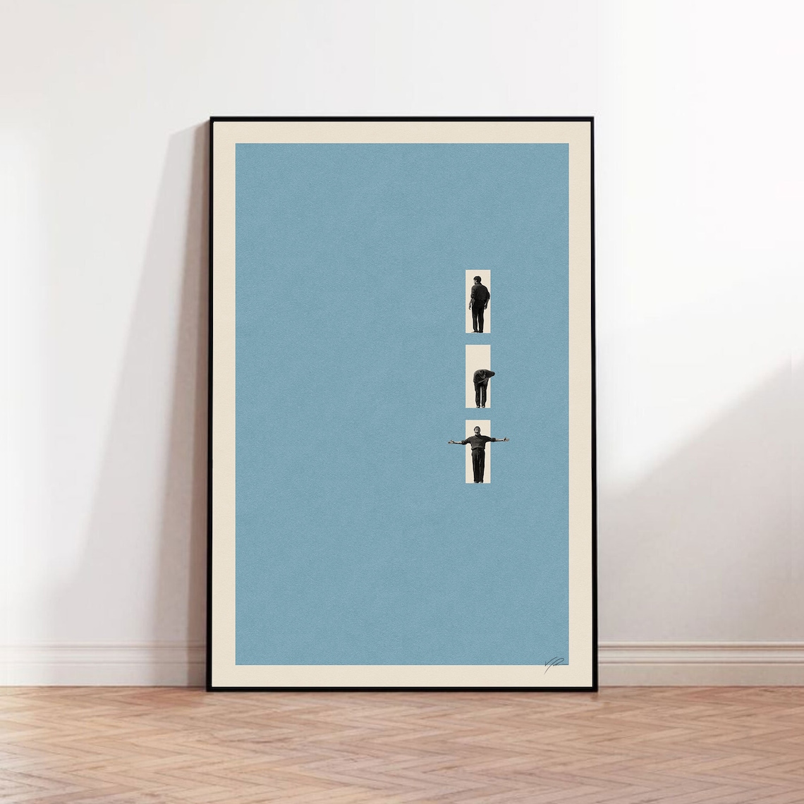 Truman Show-Inspired Mid-Century Modern Art Print
