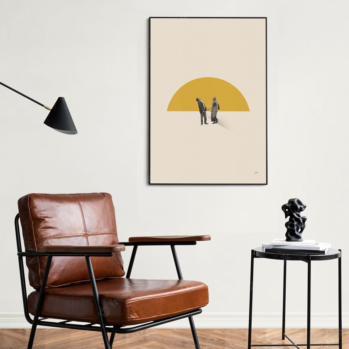 Before Sunrise Mid-Century Modern Art Print - Image 2