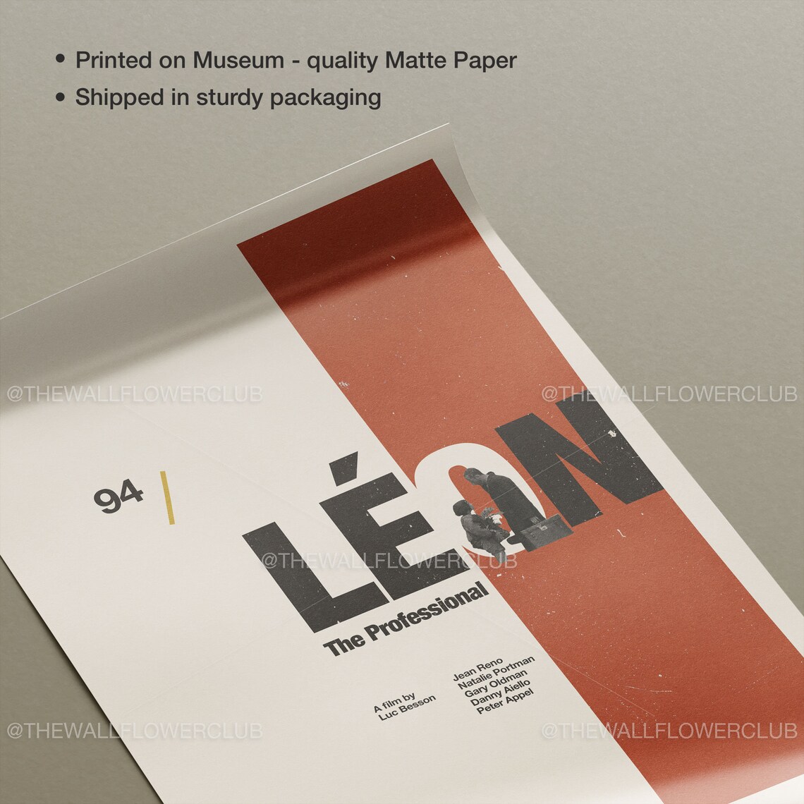 Leon-Inspired Mid Century Modern Travel Poster - Image 2