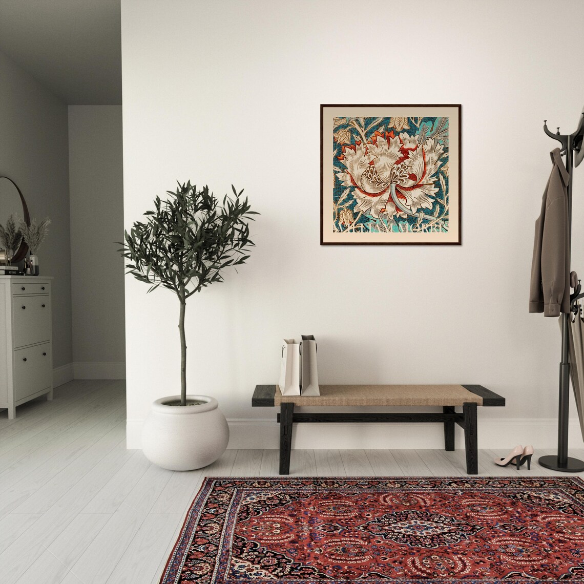William Morris Botanical Art Nouveau Poster - Image 3
