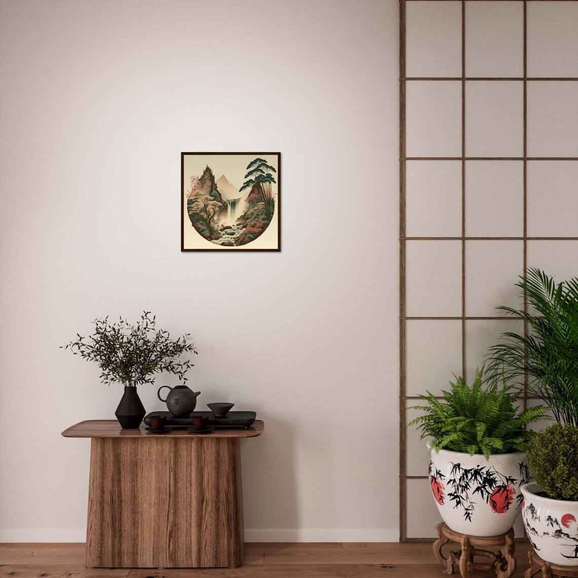 Japanese Vintage Travel Landscape Art Print - Image 3