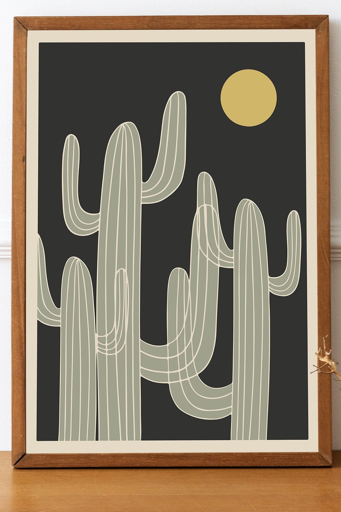Cactus Botanical, Vintage Travel Poster - Image 4