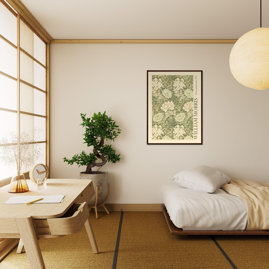 William Morris Botanical Art Nouveau Poster - Image 3